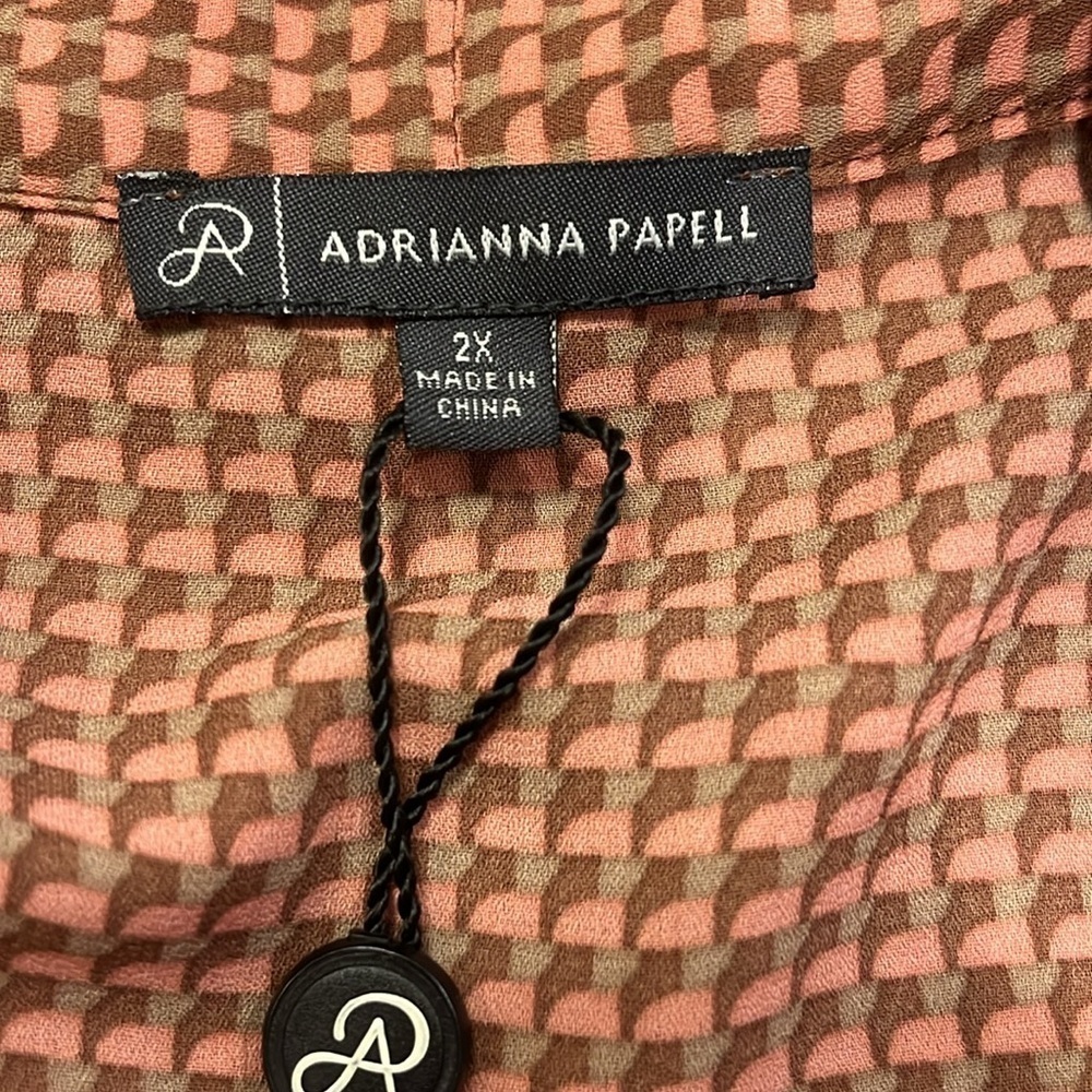 Adrianna Papell Long Sleeve Blouse - Picture 7 of 10